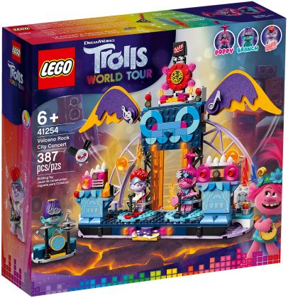 LEGO Trolls World Tour 41254 Le concert de Vulcarock City