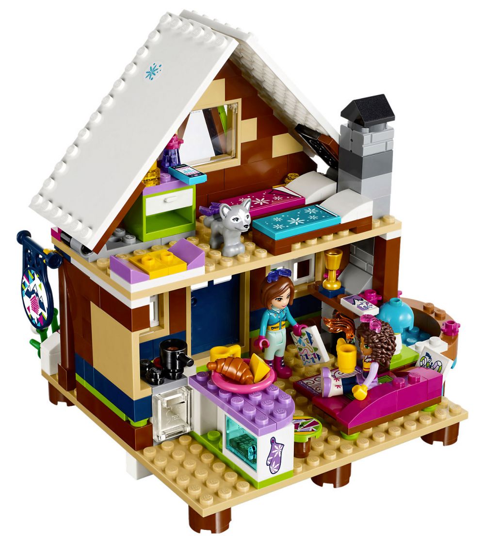 lego friends chalet station de ski