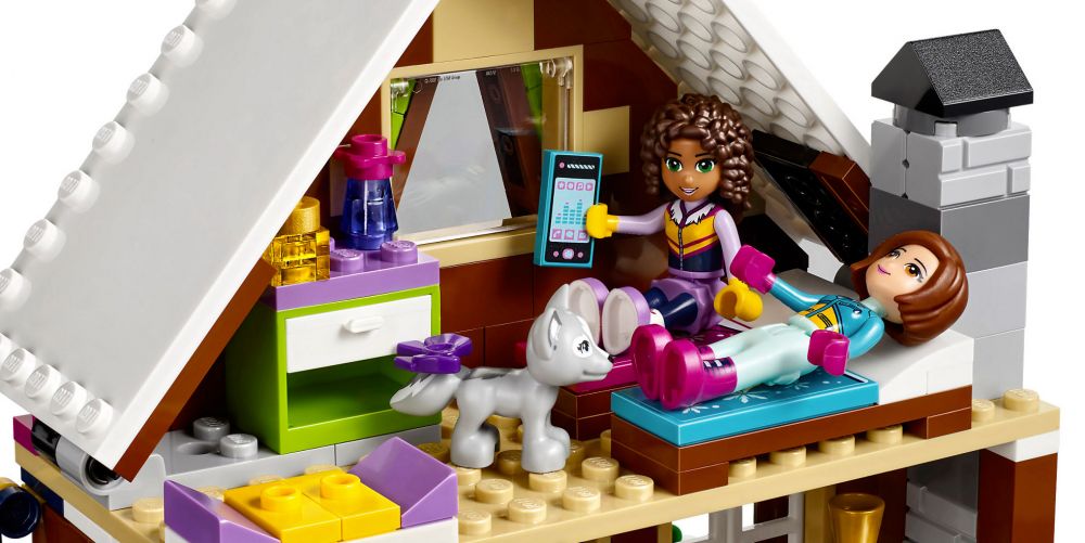 lego friends chalet station de ski