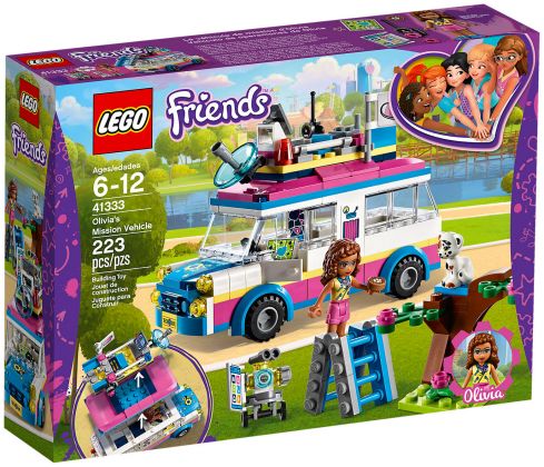 LEGO Friends 41333 Le véhicule de mission d'Olivia