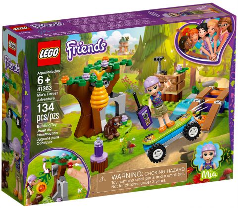 LEGO Friends 41363 L'aventure dans la forêt de Mia