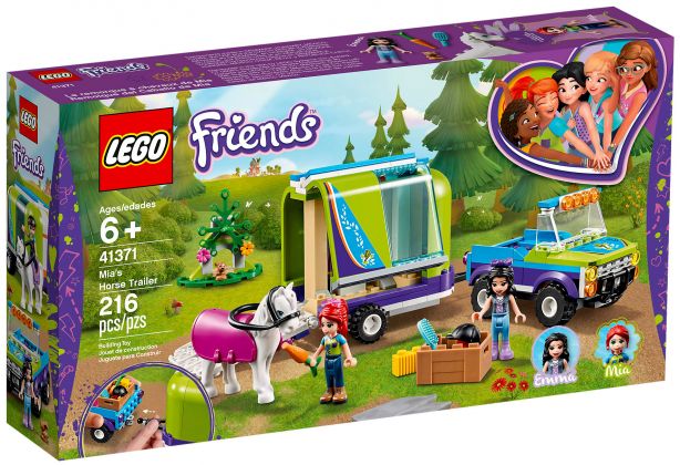 LEGO Friends 41371 La remorque à chevaux de Mia