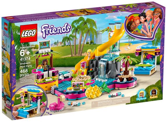 LEGO Friends 41374 La soirée piscine d'Andréa