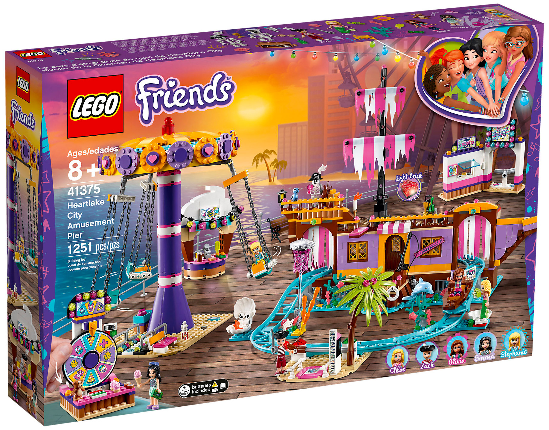 Lego Friends 41375 Pas Cher Le Quai De Heartlake City