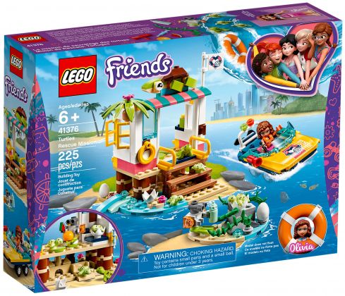 LEGO Friends 41376 La mission de sauvetage des tortues