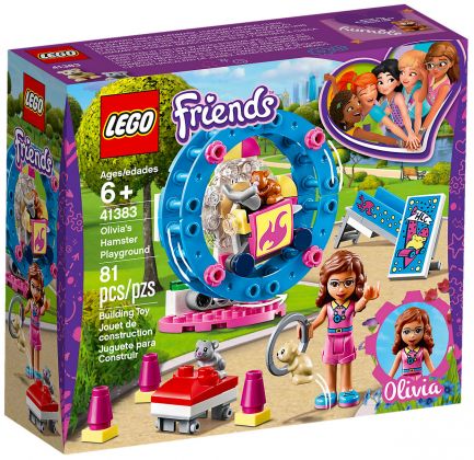 LEGO Friends 41383 L'aire de jeu du hamster d'Olivia