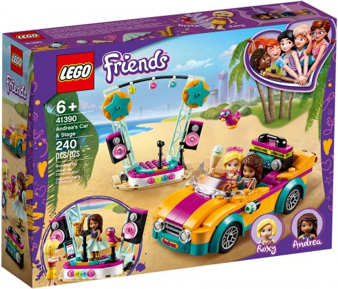 LEGO Friends 41390 La voiture et la scène d'Andréa