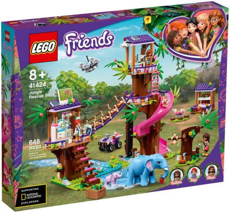 LEGO Friends 41424 La base de sauvetage dans la jungle