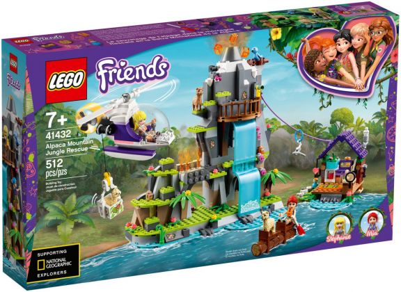 LEGO Friends 41432 Le sauvetage des alpagas en montagne