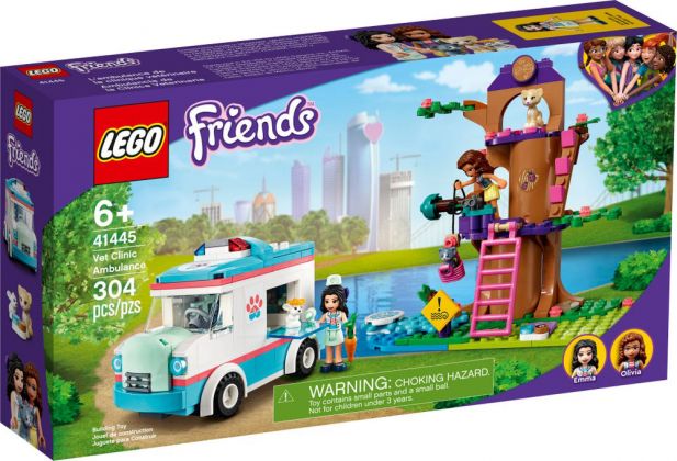 LEGO Friends 41445 L'ambulance de la clinique vétérinaire