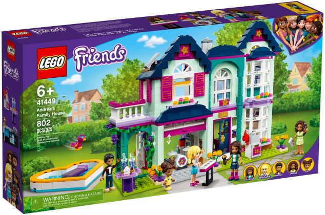 LEGO Friends 41449 La maison familiale d'Andréa