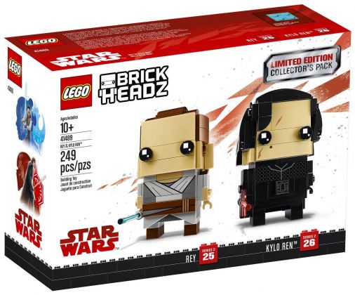 LEGO BrickHeadz 41489 Rey & Kylo Ren