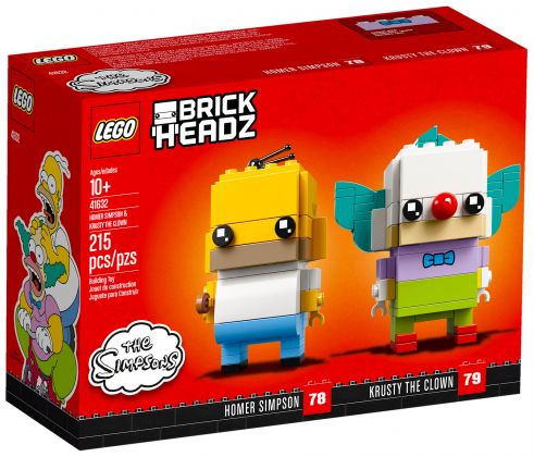 LEGO BrickHeadz 41632 Homer Simpson & Krusty le Clown