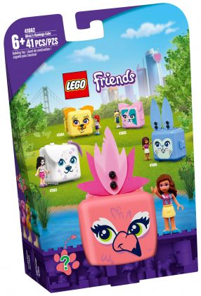 LEGO Friends 41662 Le cube flamant rose d'Olivia
