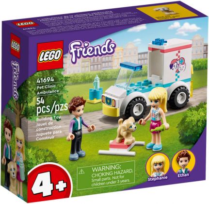 LEGO Friends 41694 L’ambulance de la clinique vétérinaire