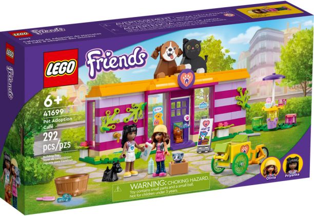 LEGO Friends 41699 Le café d’adoption des animaux