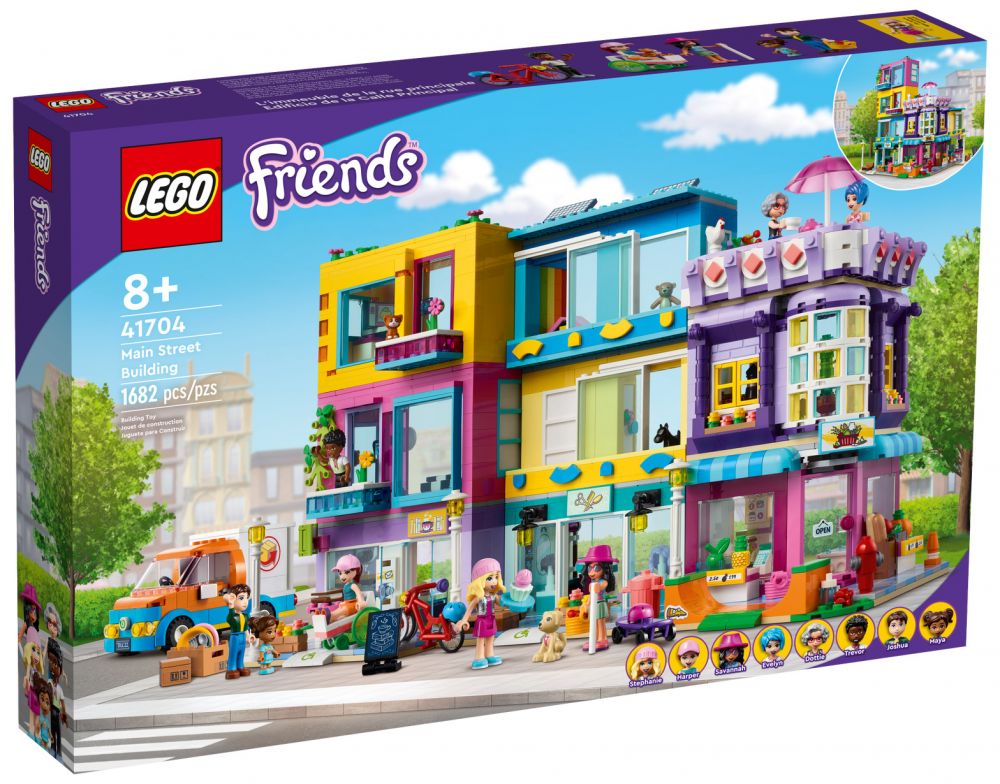 LEGO Friends 41704 pas cher, L'immeuble de la grand-rue