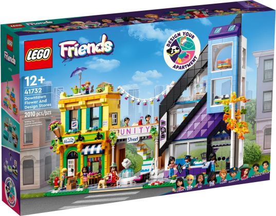 LEGO Friends 41732 Les boutiques de fleurs et de décoration