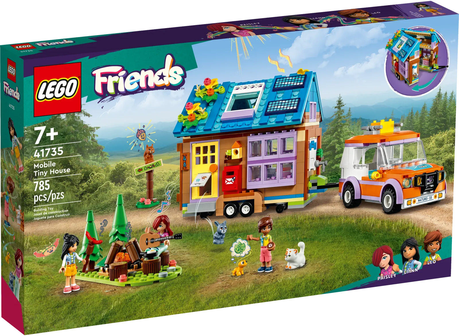 LEGO Friends 41735 Pas Cher La Mini Maison Mobile