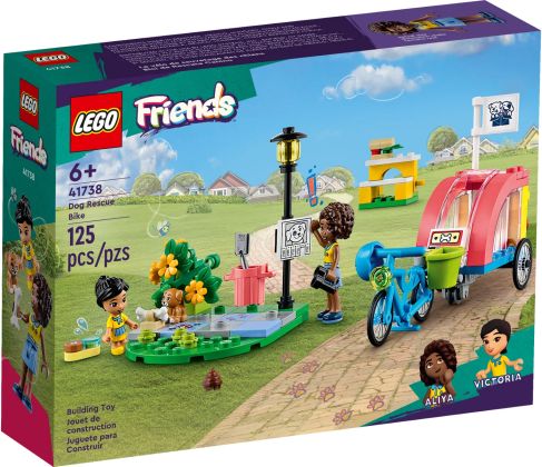 LEGO Friends 41738 Le vélo de sauvetage canin