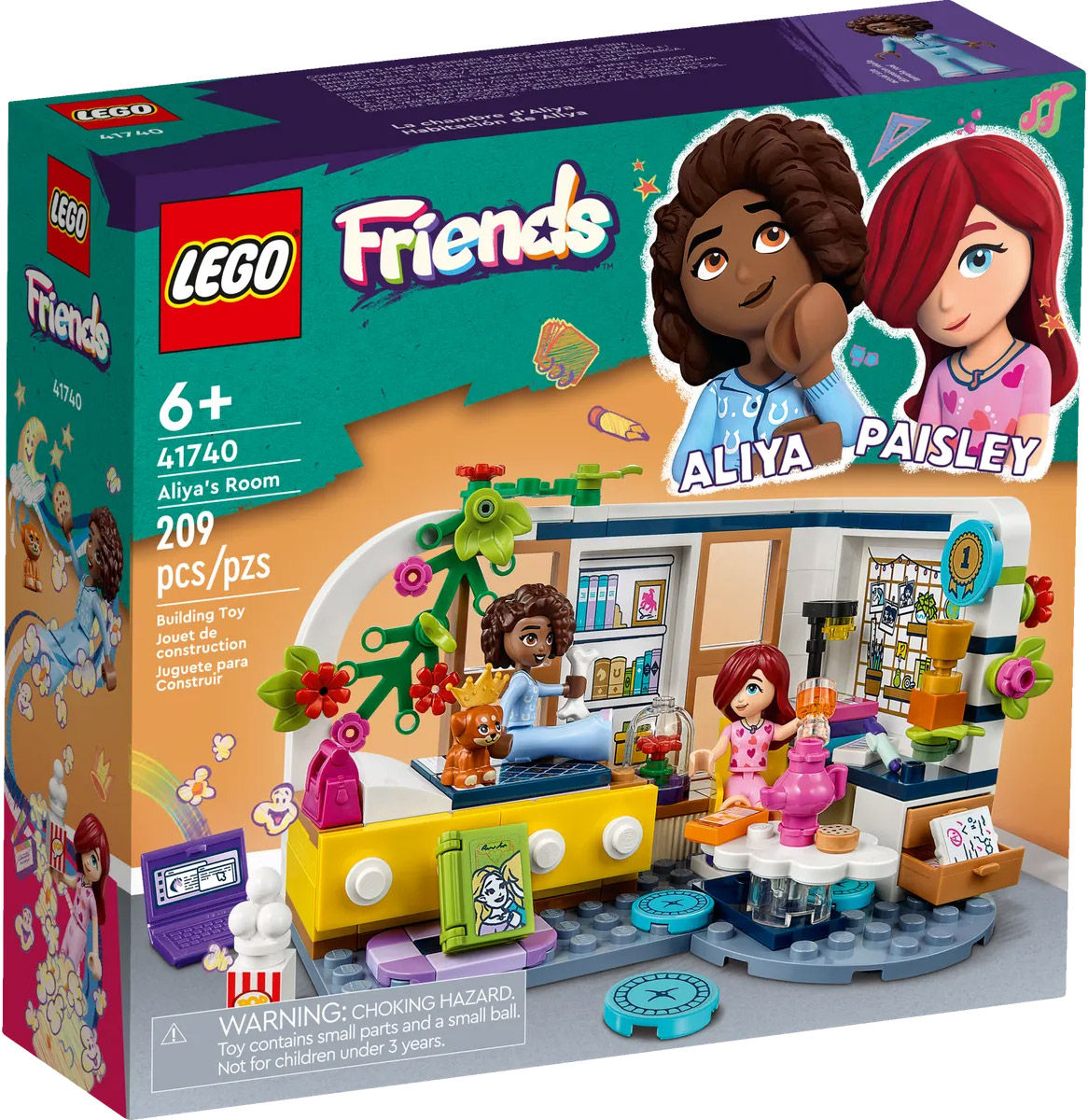 LEGO Friends 41740 pas cher, La chambre d'Aliya