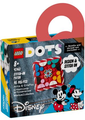 LEGO Dots 41963 Plaque à coudre Mickey Mouse et Minnie Mouse