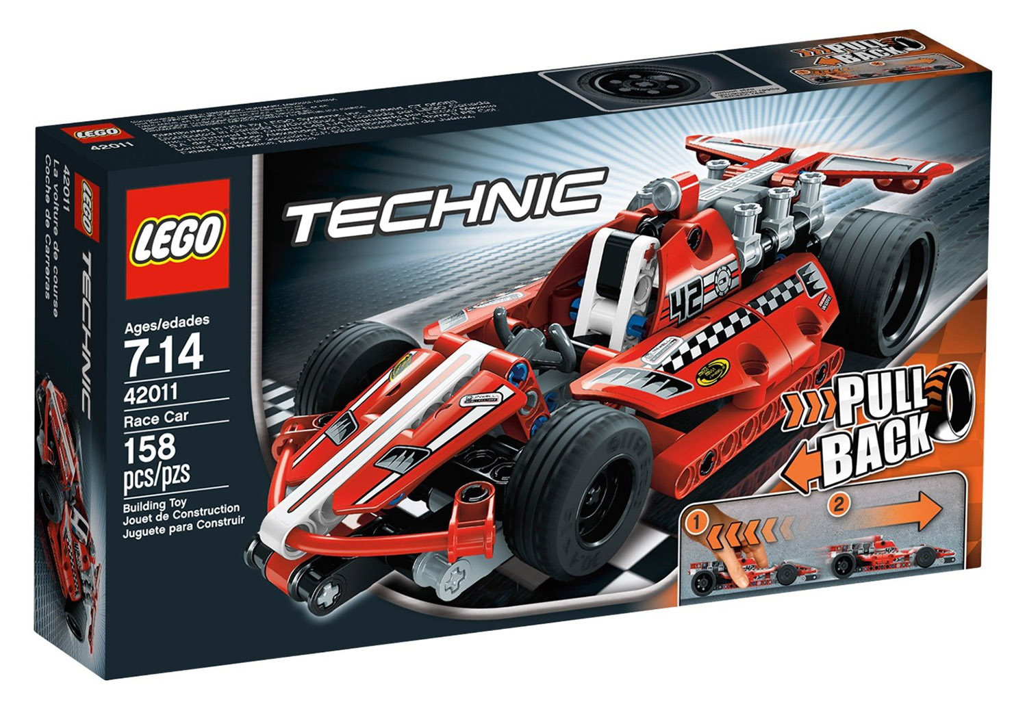 LEGO Technic 42011 pas cher, La voiture de course