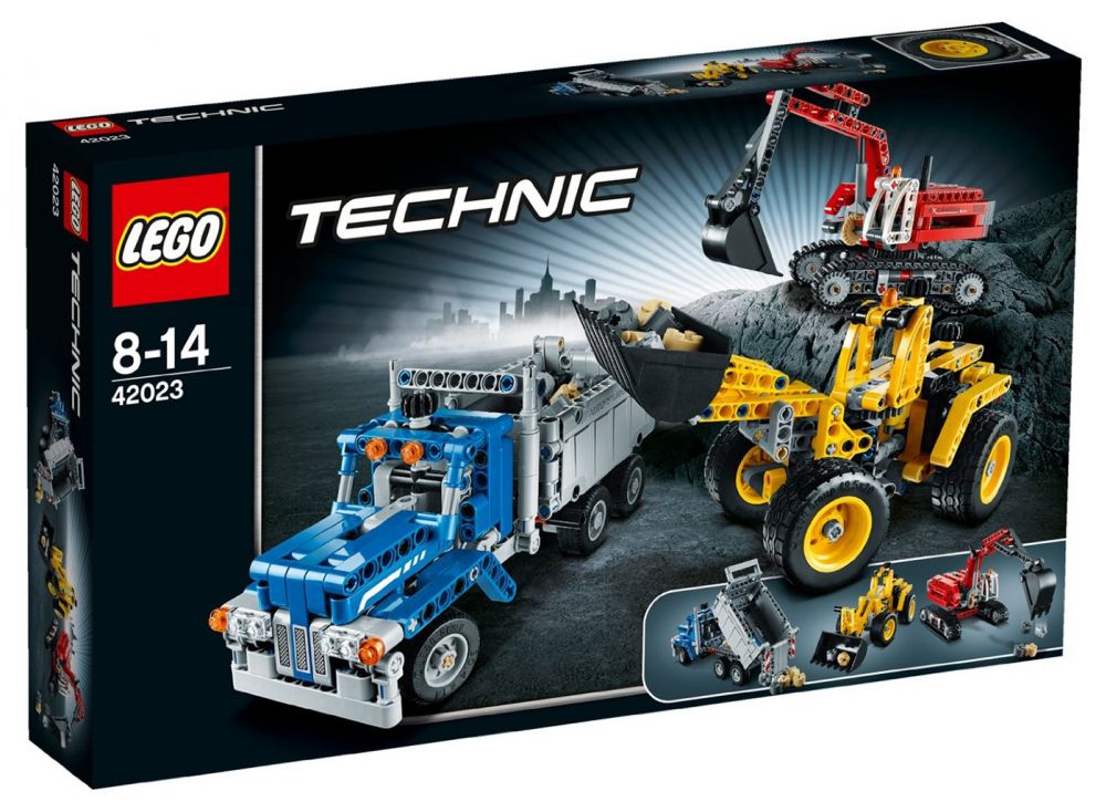 LEGO Technic 42023 pas cher, L'équipe de construction