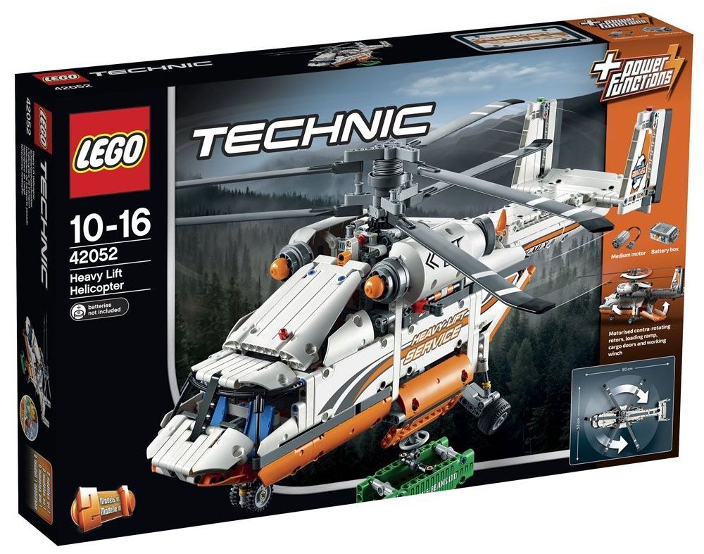 LEGO Technic 42052 pas cher, L'hélicoptère de transport