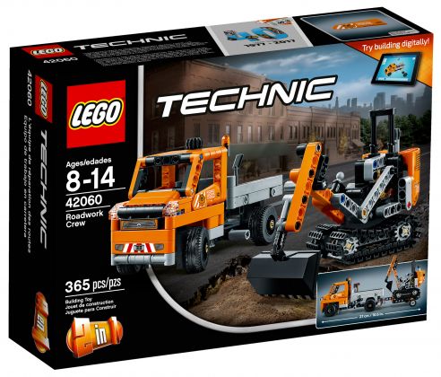 LEGO Technic 42060 L’équipe de réparation routière