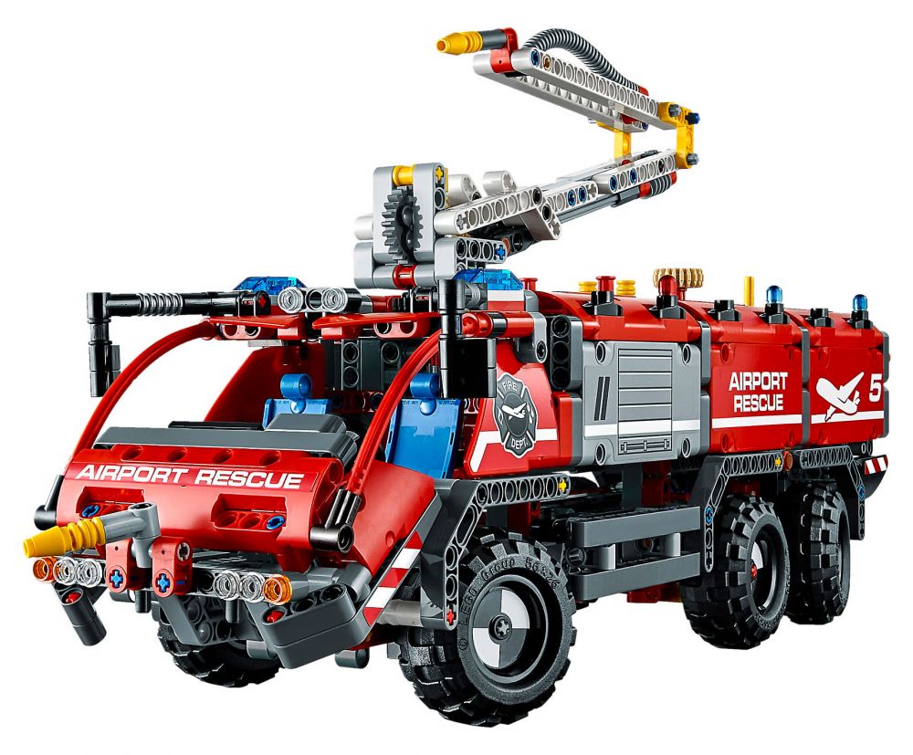 LEGO Technic 42068 pas cher, Le véhicule de secours de l'aéroport