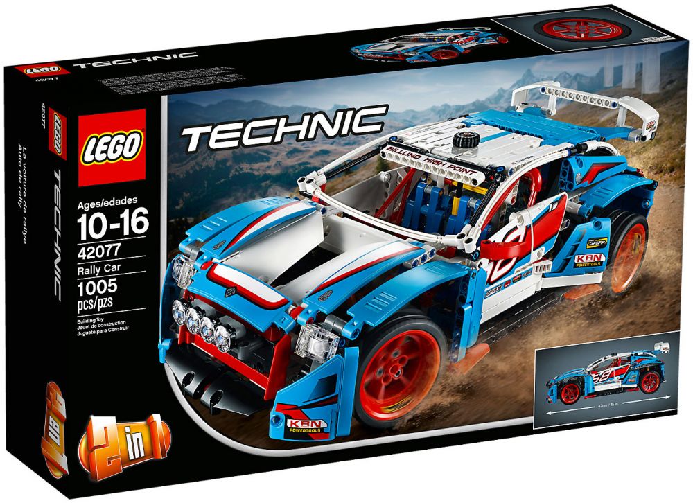 LEGO Technic 42077 pas cher, La voiture de rallye