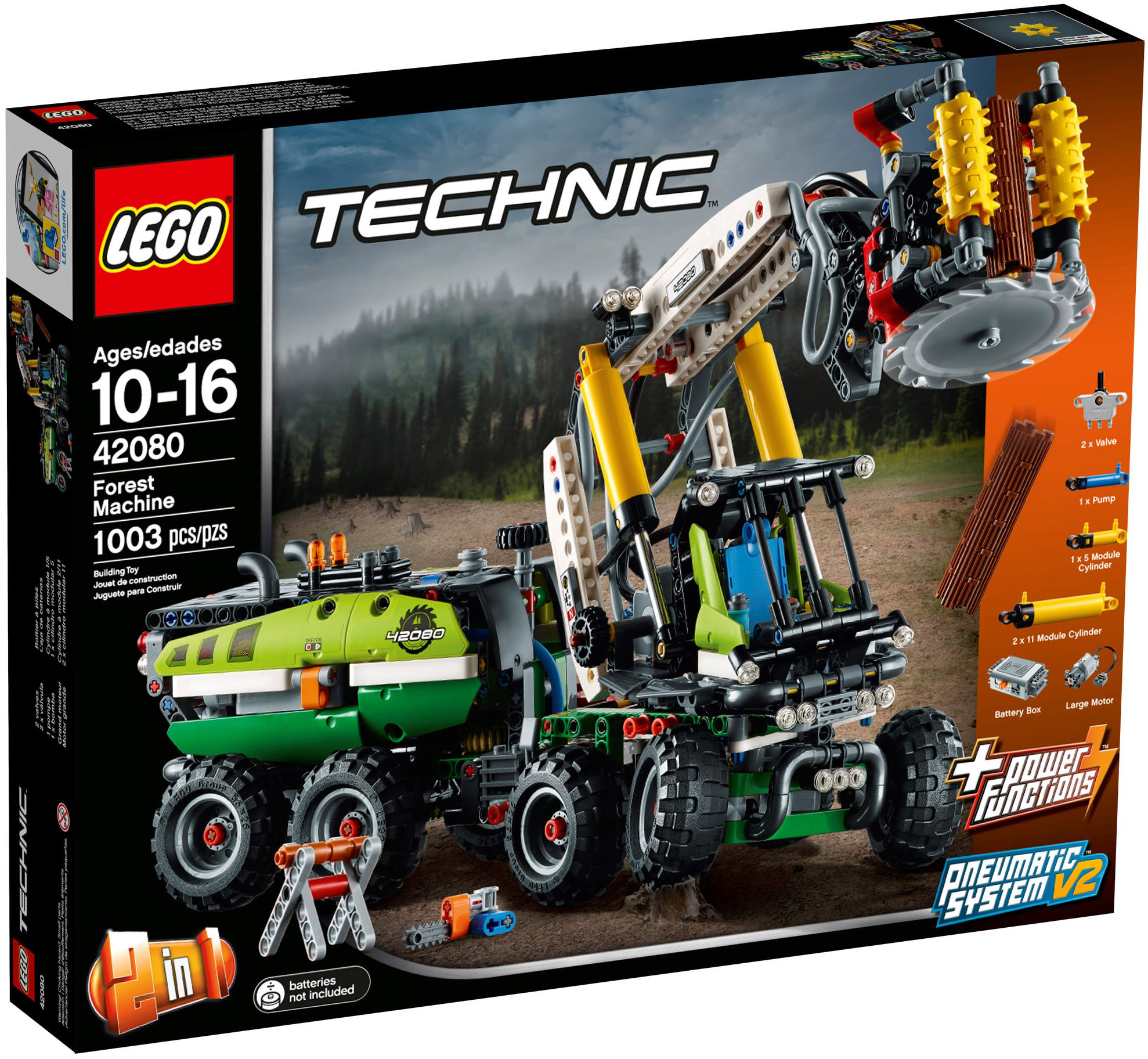 camion forestier lego