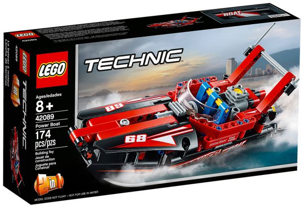 LEGO Technic 42089 Le bateau de course