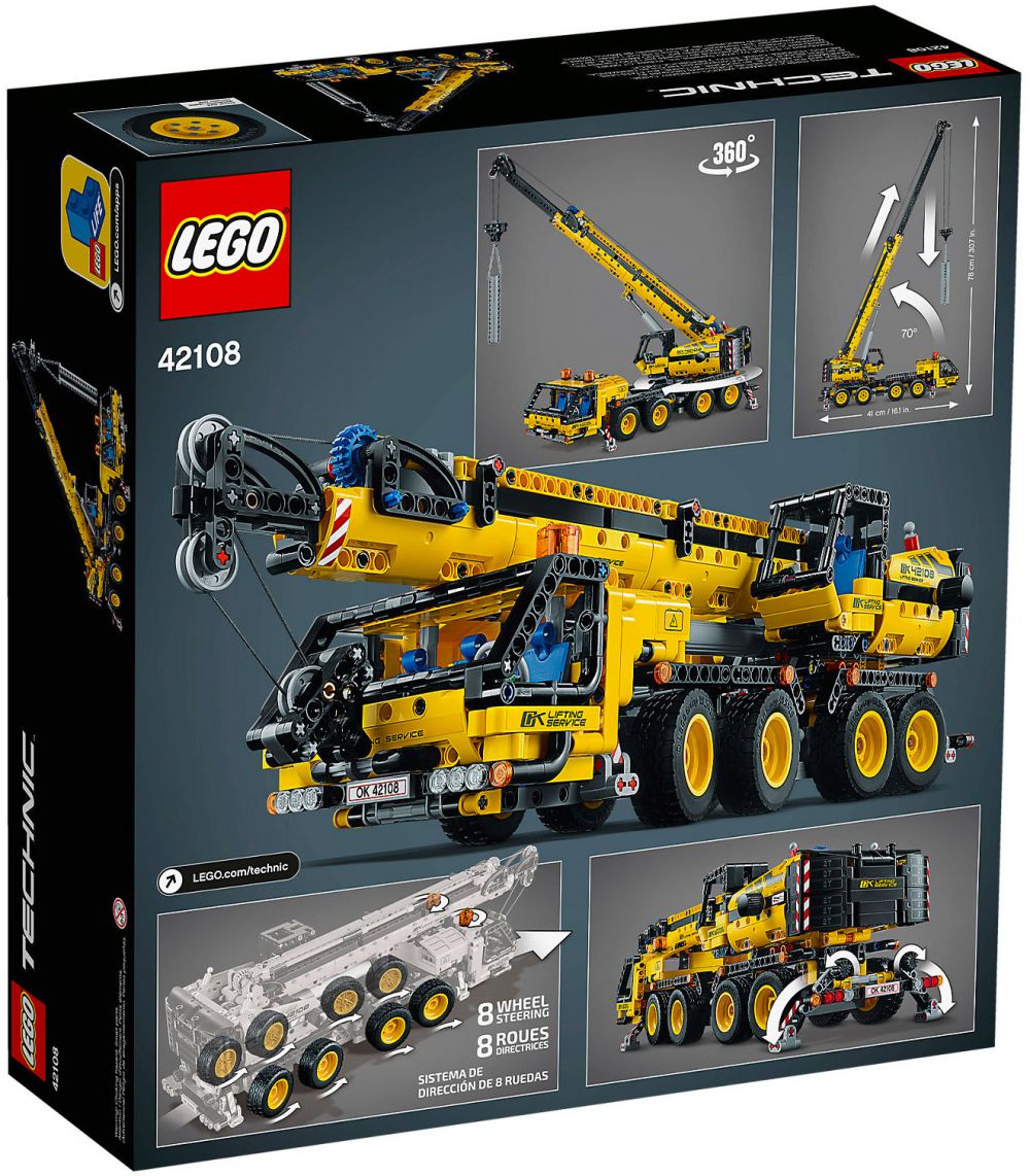LEGO Technic 42108 pas cher, La grue mobile