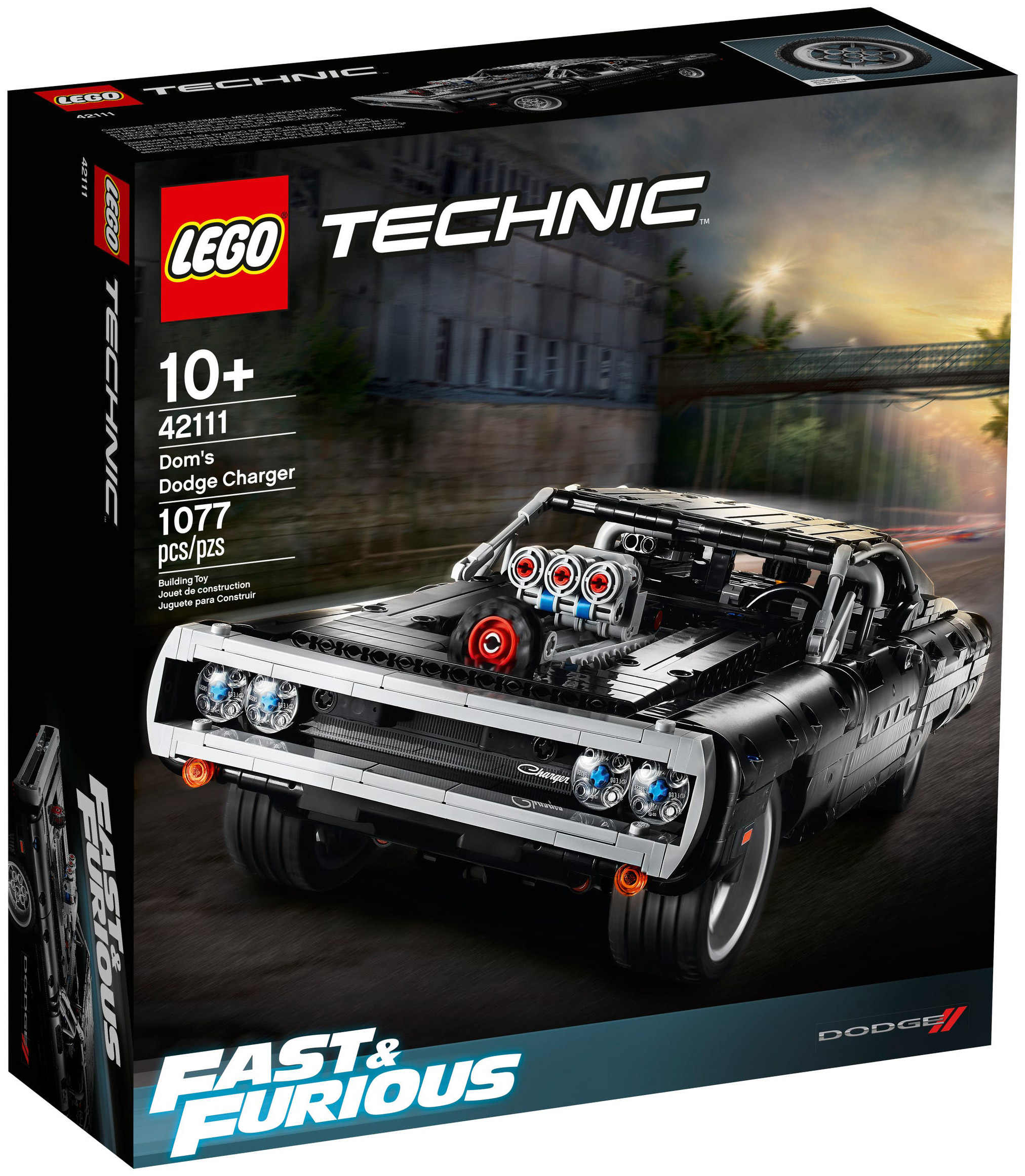 LEGO Technic 42111 pas cher, La Dodge Charger de Dom - Fast & Furious