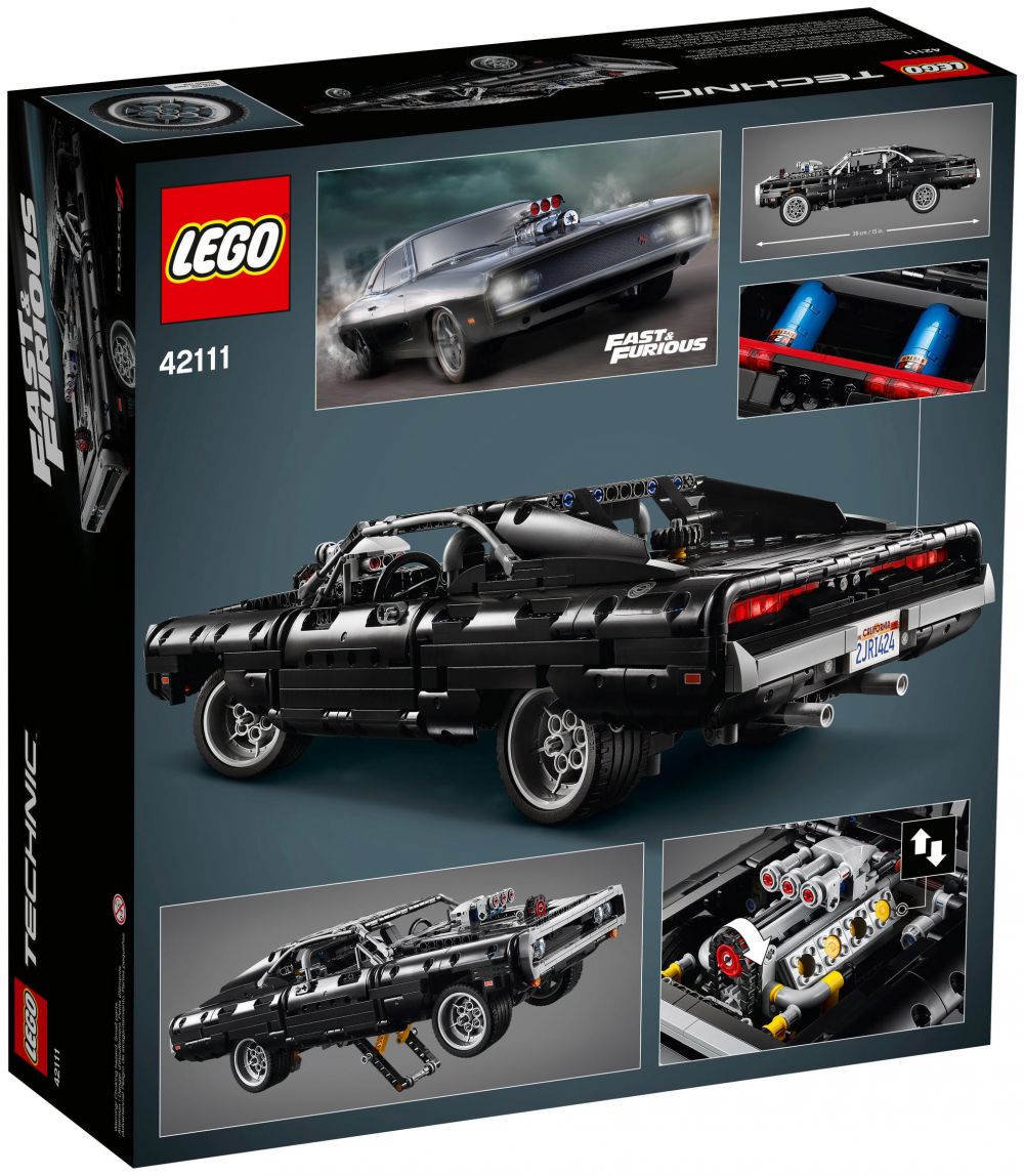 LEGO Technic 42111 La Dodge Charger de Dom, Maquette Voiture de Course a  Construire Fast and Furious, Idée Cadeau - ADMI