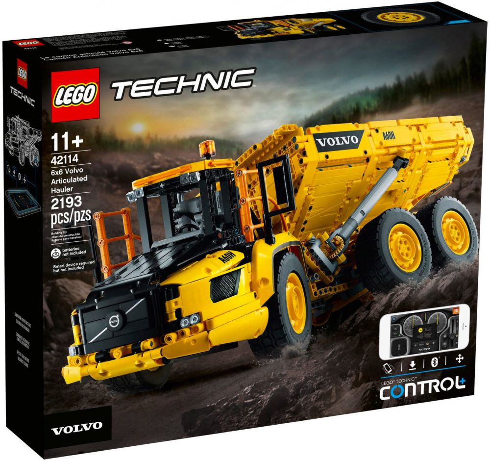LEGO Technic 42114 pas cher, Le tombereau articulé Volvo 6x6