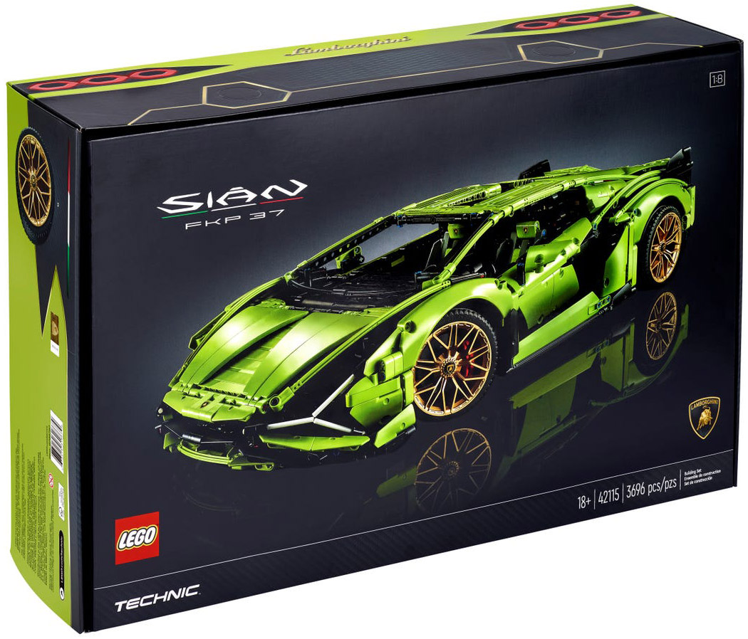 LEGO Technic 42115 pas cher, Lamborghini Sián FKP 37