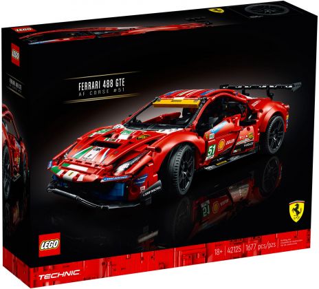 LEGO Technic 42125 Ferrari 488 GTE AF Corse #51