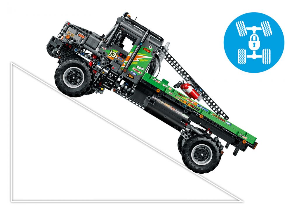 LEGO Technic Le camion d'essai 4x4 Mercedes-Benz Zetros 42129 Ensemble de  construction (2 110 pièces) 