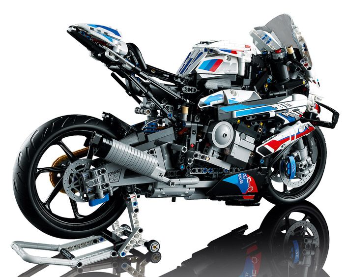LEGO 42130 Technic BMW M 1000 RR Modele Réduit de Moto Pour Adulte,  Maquette Pour Construction et Exposition, Idée de Cadeau