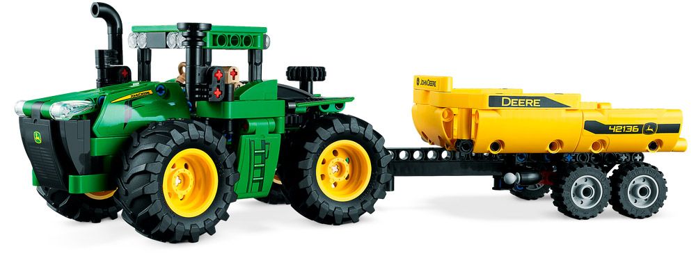 LEGO Technic 42136 pas cher, Tracteur John Deere 9620R 4WD