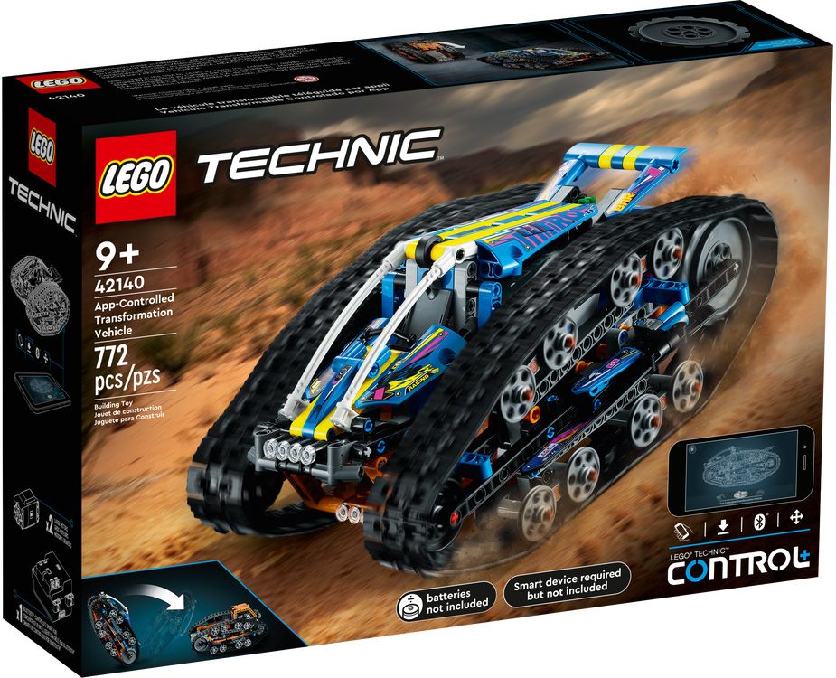 LEGO Technic 42140 pas cher, Le véhicule transformable télécommandé