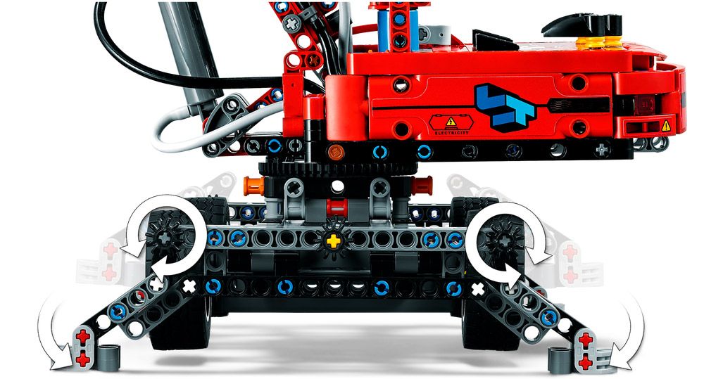 Lego Technic 42144 - La grue de manutention - Maitre des Jeux