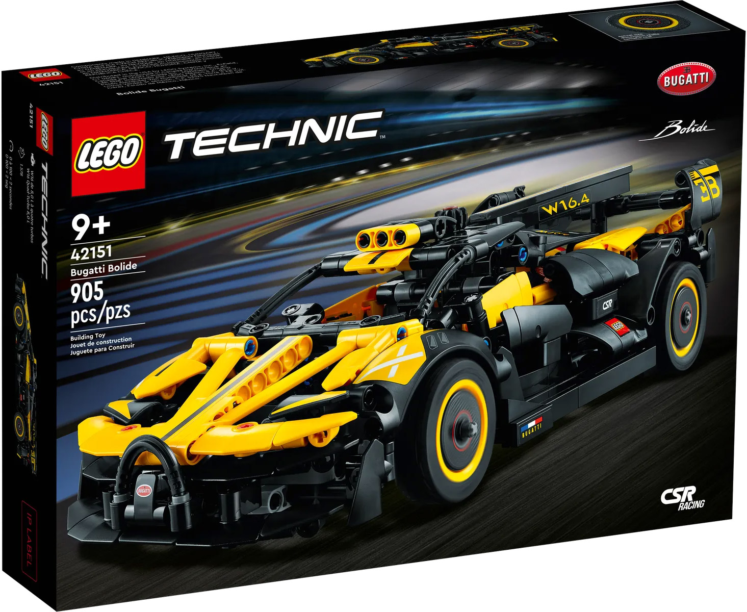 LEGO Technic 42151 pas cher, Le bolide Bugatti