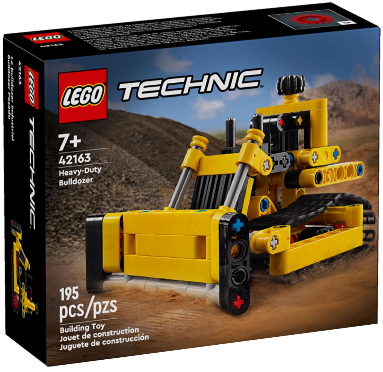 LEGO Technic 42163 pas cher, Le bulldozer