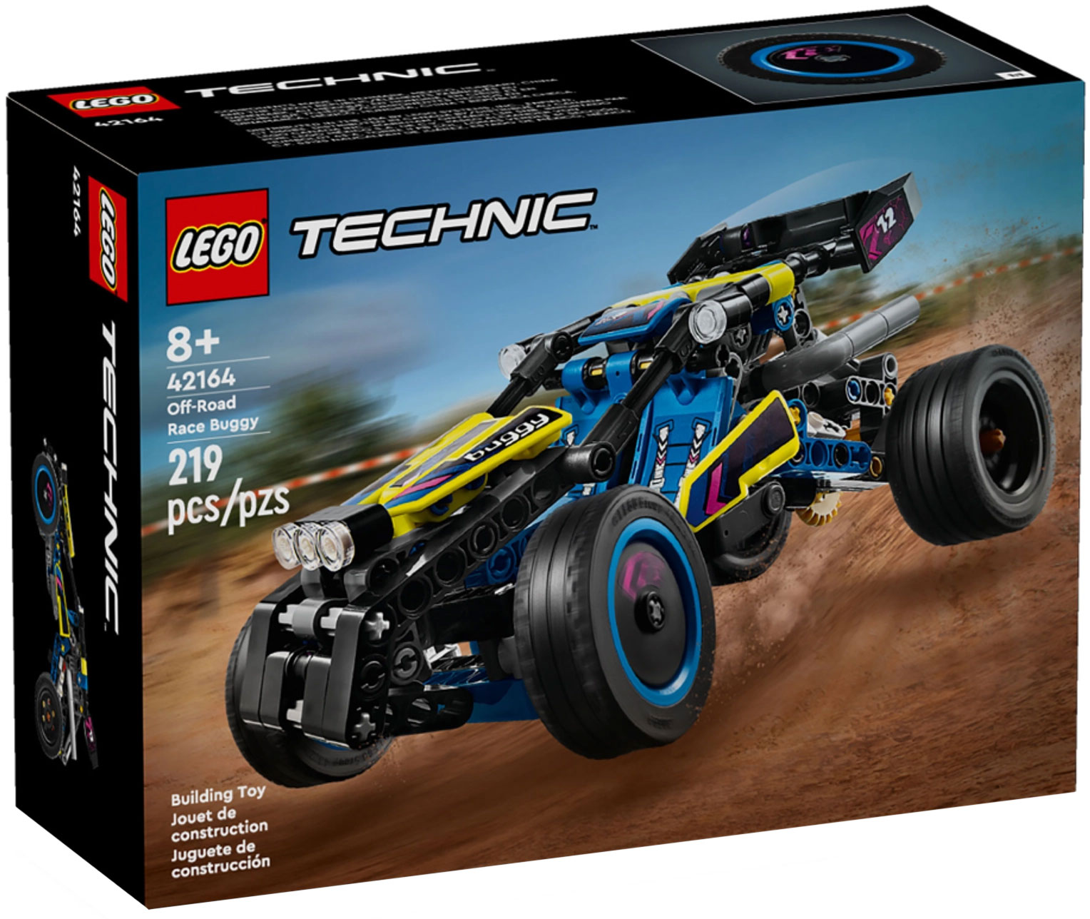 LEGO Technic 42164 pas cher, Le buggy tout-terrain de course