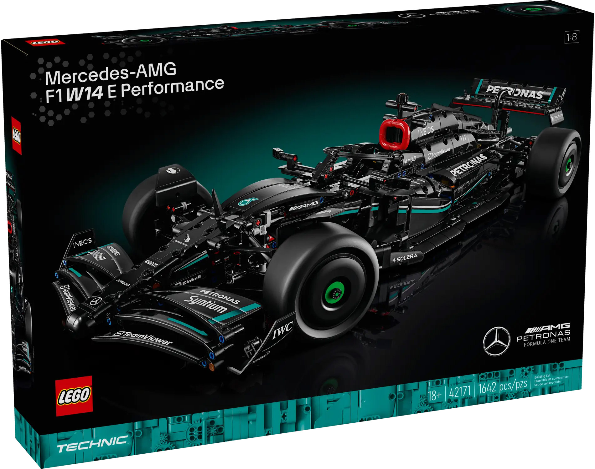 LEGO Technic 42171 pas cher, Mercedes-AMG F1 W14 E Performance