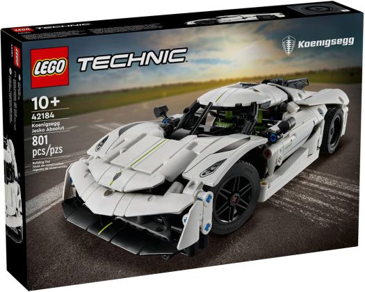 LEGO Technic 42184 Hypercar Koenigsegg Jesko Absolut blanche